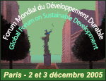 Troisième Forum Mondial du Développement Durable