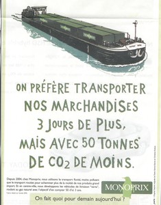 Bravo à Monoprix pour son aide au développement durable