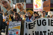 Manifestation en France dans le cadre de la journée mondiale du Climat - Photo : Rac-f
