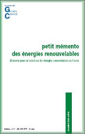 Hors série des Cahiers de Global Chance : Petit mémento des énergies renouvelables