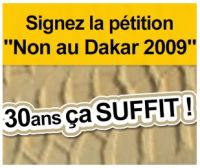 Pourquoi il faut dire non au Dakar 2009