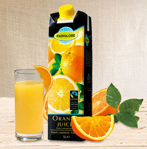 Au Royaume-Uni, Lild commercialise sous la marque Fairglobe un jus d'orange labellisé Max Havelaar