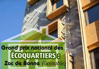 Le Grand Prix national EcoQuartier 2009 : la ville de Grenoble pour l’EcoQuartier de la ZAC de Bonne