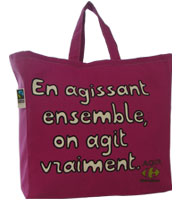Exemple de sac réutilisable (Carrefour)