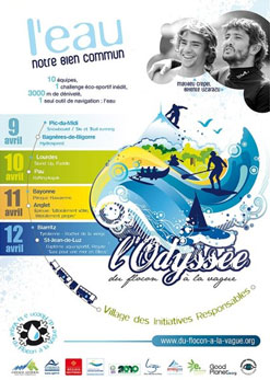 Du 8 au 12 avril 2010 du Pic du Midi à Biarritz, 4 jours d'épreuves sportives et de pédagogie environnementale