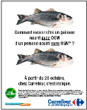 Affiche Carrefour sans OGM 1