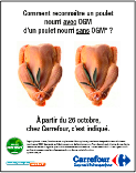 Affiche Carrefour sans OGM 2