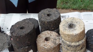 Briquettes fabriquées à partir de déchets organiques et de papiers