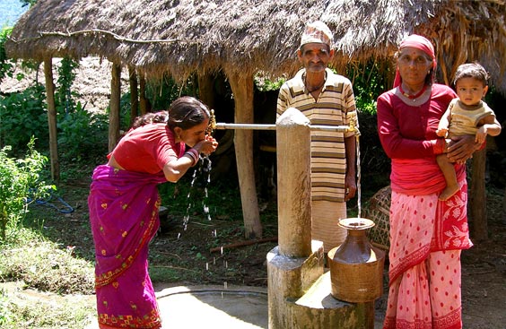Photo IDE - Utilisation de l'eau au Népal