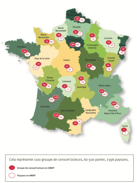 Etat des lieux des AMAP en France