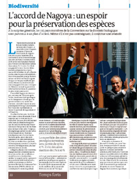 Extrait Le Monde BILAN PLANETE 2010