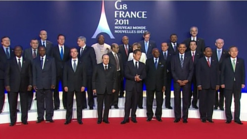 Le sommet du G8 à Deauville, le 27 mai 2011. © lci