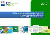 Sélection de ressources Sport et Développement Durable 2012