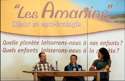 Conférence d'inauguration des Amanins - Photos : Antoine Combier