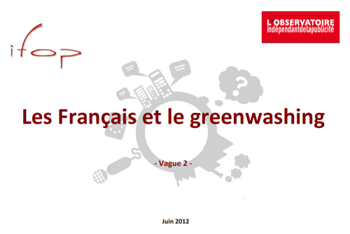 Les Français et le Greenwashing