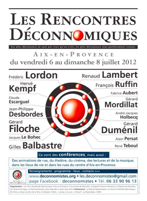 1eres Rencontres Déconnomiques d’Aix-en-Provence