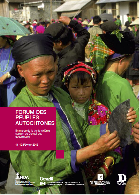 Premier forum mondial des peuples autochtones au FIDA