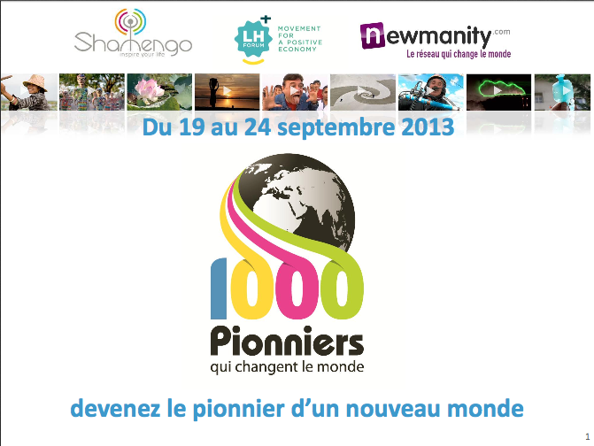 « 1000 pionniers qui changent le monde »