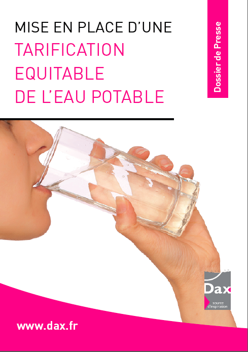 Une tarification équitable de l'eau potable à Dax