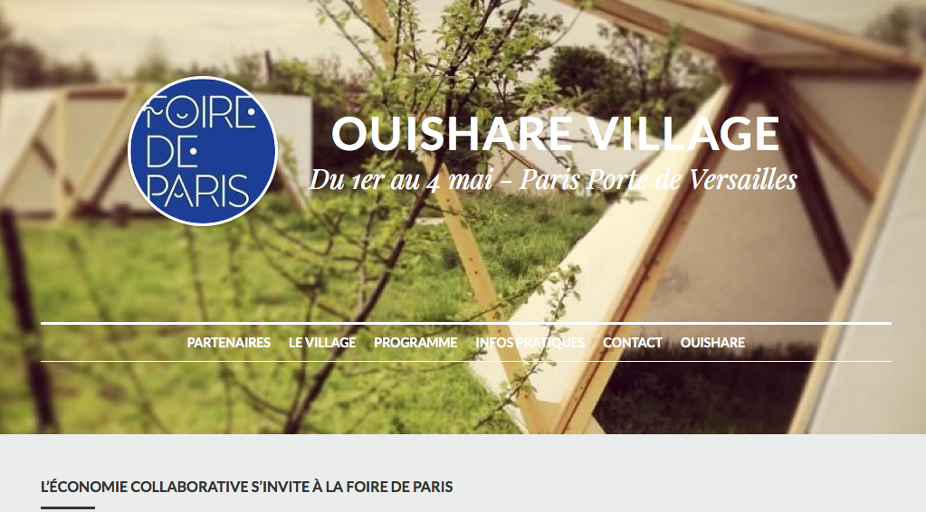 Le OuiShare Village s’invite à la Foire de Paris