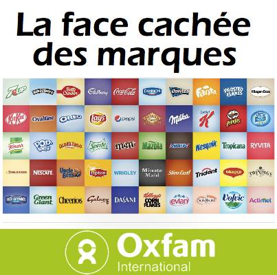Campagne oxfam « La face cachée des marques »