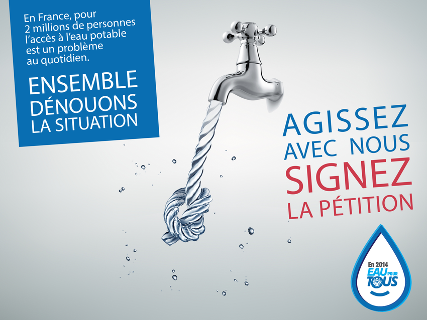 Signez la pétition lancée par France Libertés pour soutenir le droit d’accès à l’eau pour tous en France