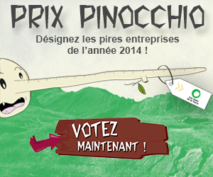 Prix Pinocchio du développement durable 2014 : votez !
