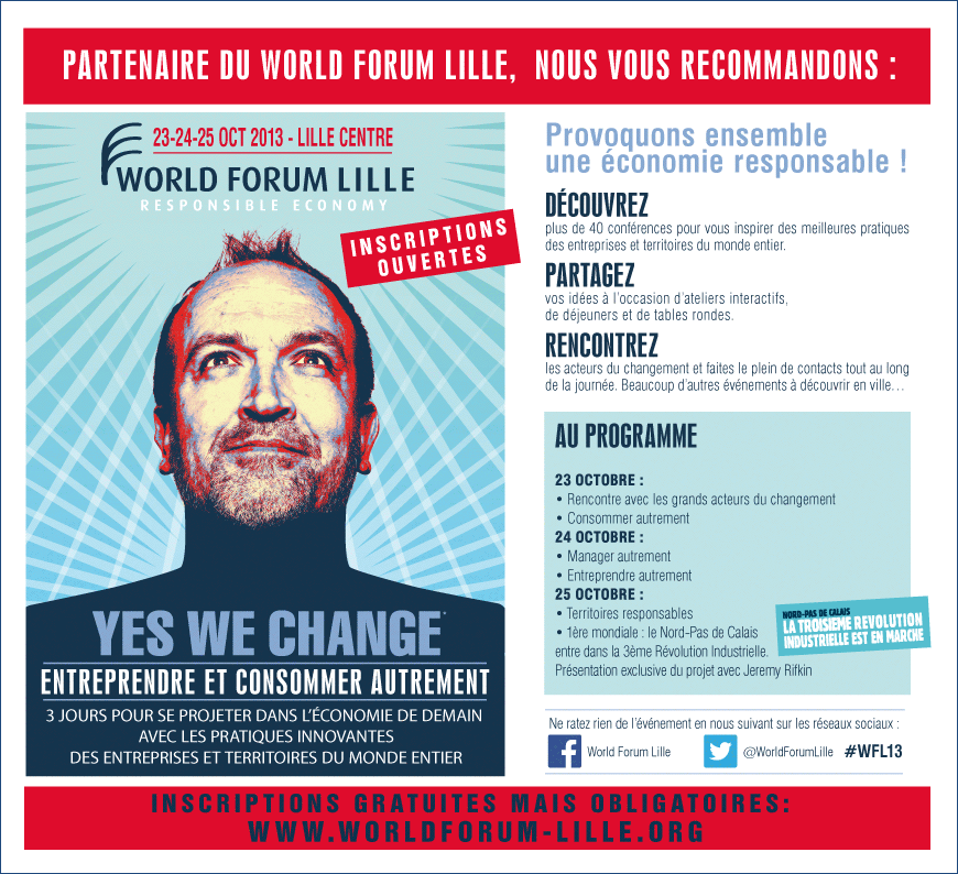 World Forum Lille 2013 : la conduite du changement au coeur des débats