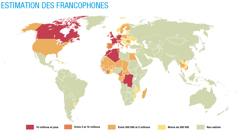 Francophones dans le monde