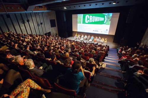 Présentation du film aux coproducteurs lors du festival Atmosphères de Courbevoie, mai 2014