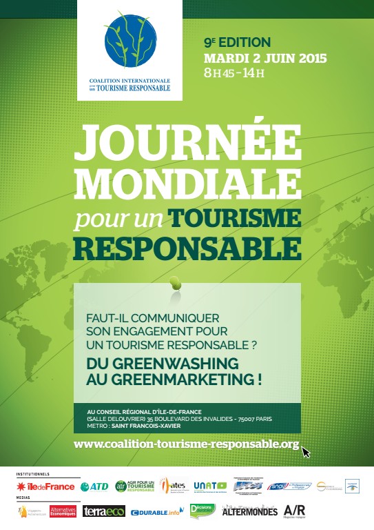 La Journée Mondiale pour un Tourisme Responsable 2015 : du greenwashing au greenmarketing : faut-il communiquer son engagement pour un tourisme responsable ?