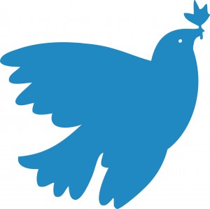Notre symbole, la colombe bleue offerte par Pablo Picasso