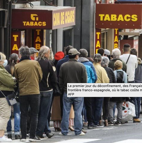 Déconfinement : les Français retournent acheter leurs cigarettes à l’étranger