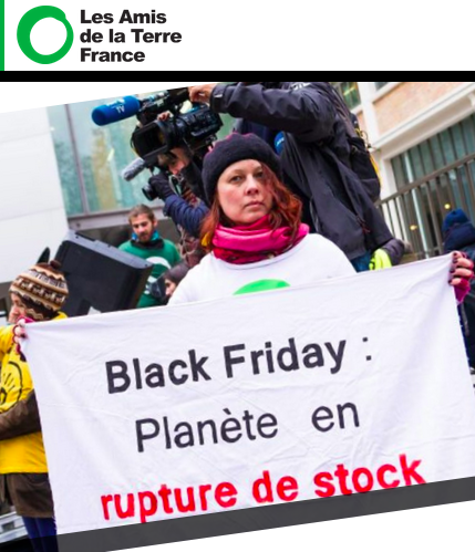 Black Friday, un report qui cache le manque de volonté politique du Gouvernement face à Amazon selon les Amis de la Terre