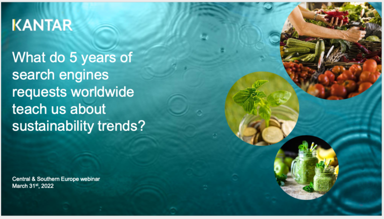 Pour les consommateurs, la décroissance n’est pas un sujet tabou selon l&rsquo;étude « Sustainability Trends 2022 » pour Kantar Insights