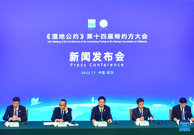 COP14 : Adoption de la Déclaration de Wuhan sur la Convention de Ramsar pour préserver les zones humides
