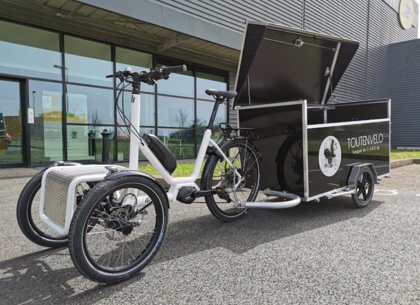 Vélo-cargo commercialisé par Tout en vélo