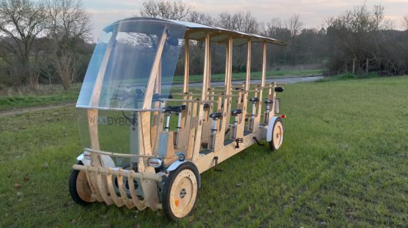 Woodybus – véhicule de mobilité douce pour le transport collectif d’enfants