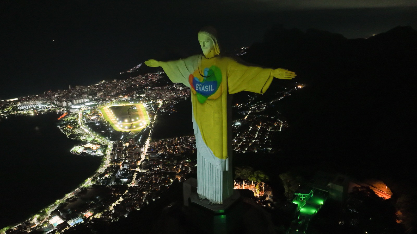Le Christ Rédempteur, à Rio de Janeiro (RJ)