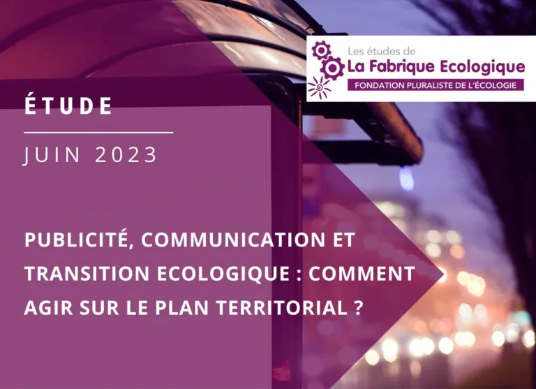 Publicité, communication et transition écologique : comment agir au plan territorial ?