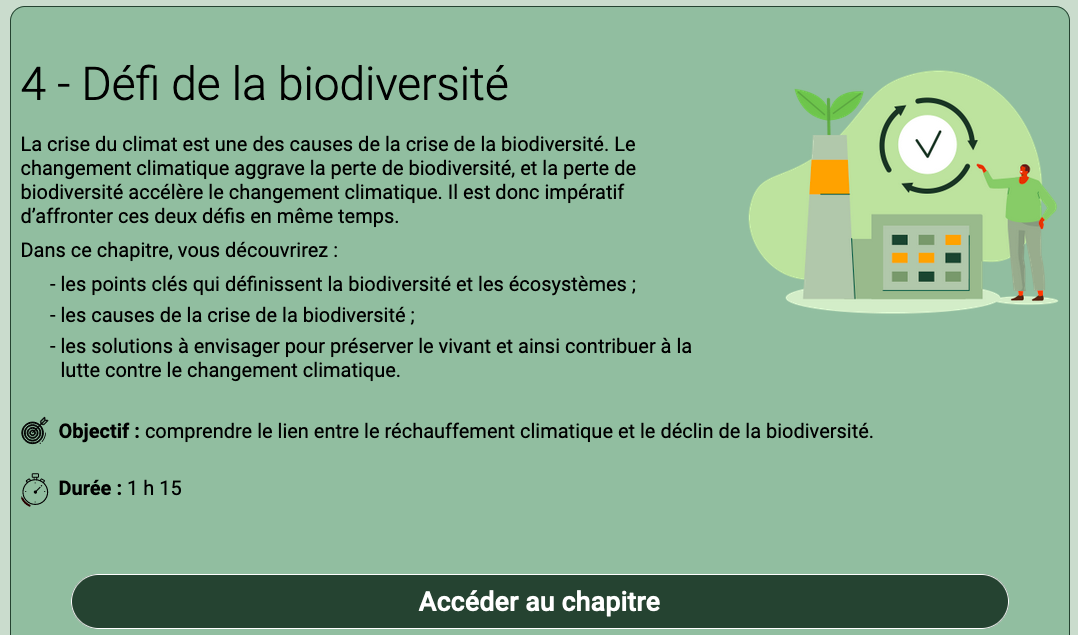 4 - Défi de la biodiversité