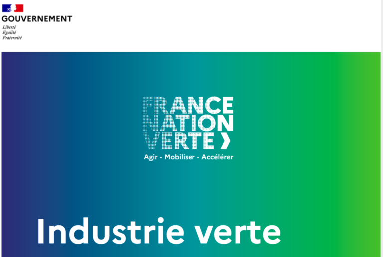 Industrie Verte : projet de loi et contre-propositions