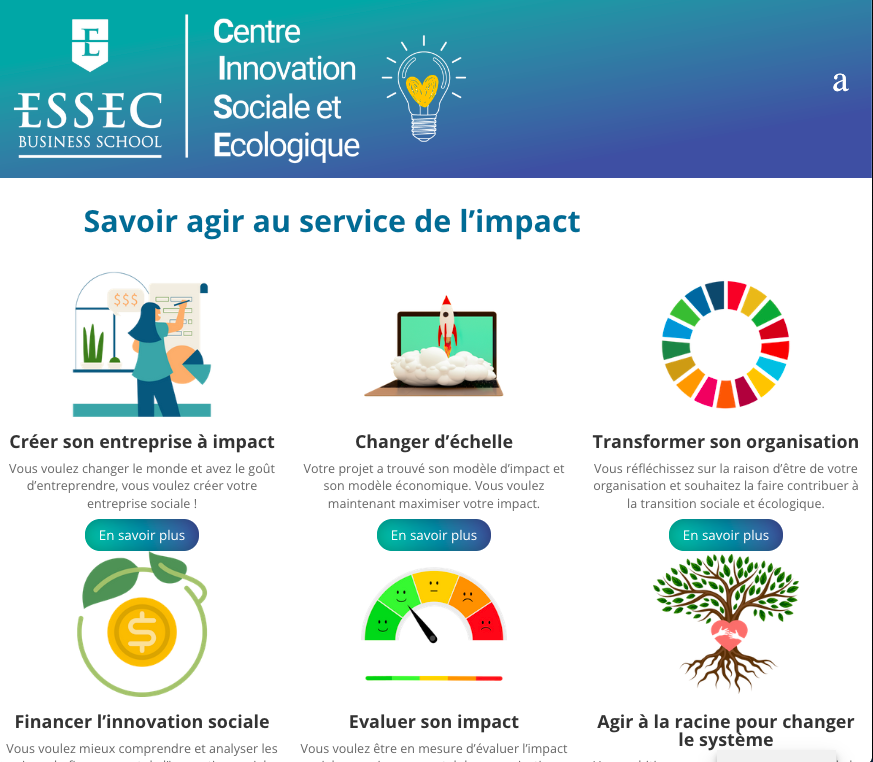 L'ESSEC Business School en première position du classement des écoles de commerce engagées pour la transition écologique et sociale