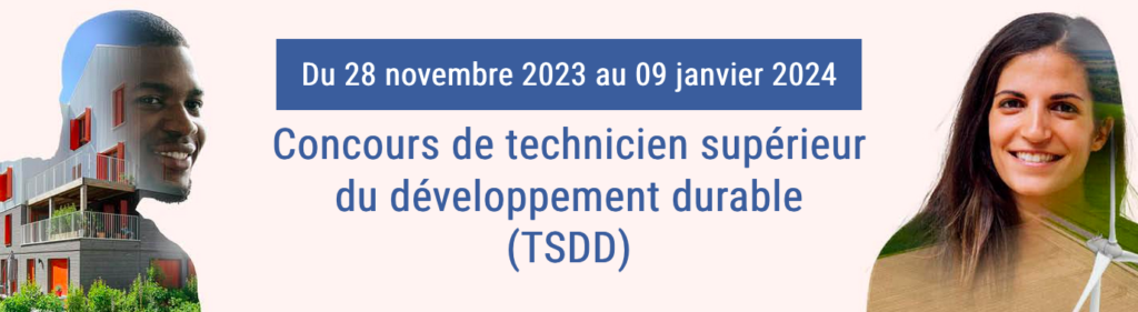 Concours de technicien supérieur du développement durable (TSDD)