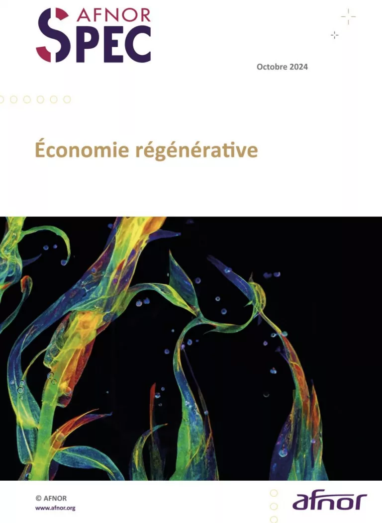 Un cadre de référence commun sur l’économie régénérative