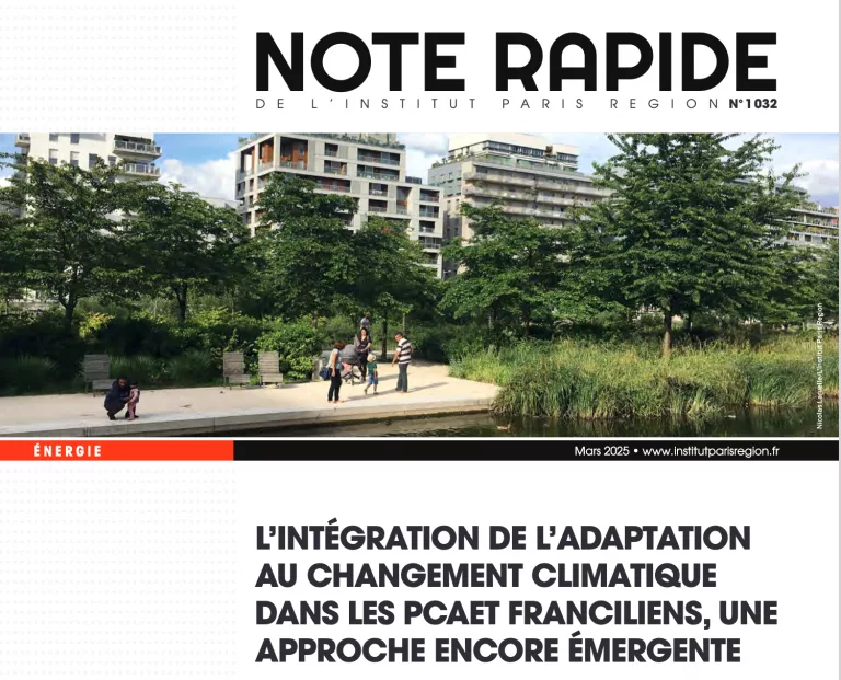 L’adaptation au changement climatique en Île-de-France : un défi à relever pour les collectivités