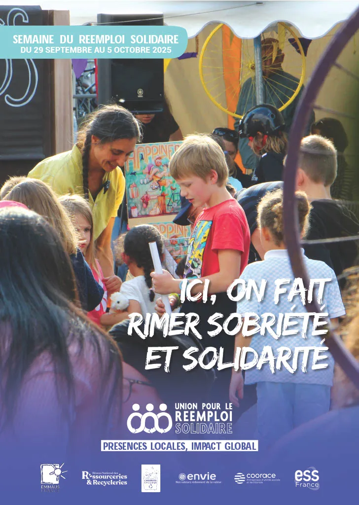 Une semaine de mobilisation pour valoriser l&rsquo;acte du don et le Réemploi Solidaire