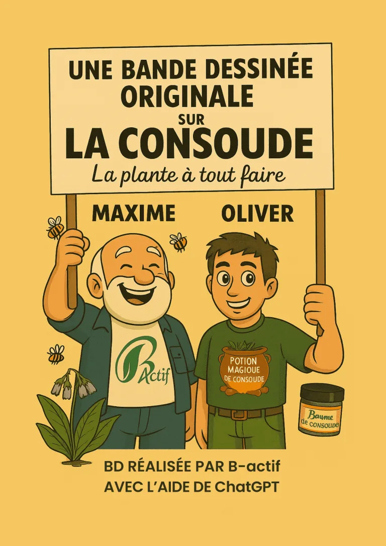 Une Bande Dessinée sur la Consoude : utile et engagée pour faire (enfin) connaître cette plante miracle