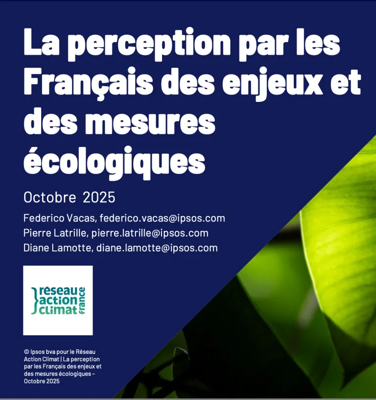 Les Français, inquiets face aux évènements climatiques extrêmes, veulent des mesures écologiques ambitieuses