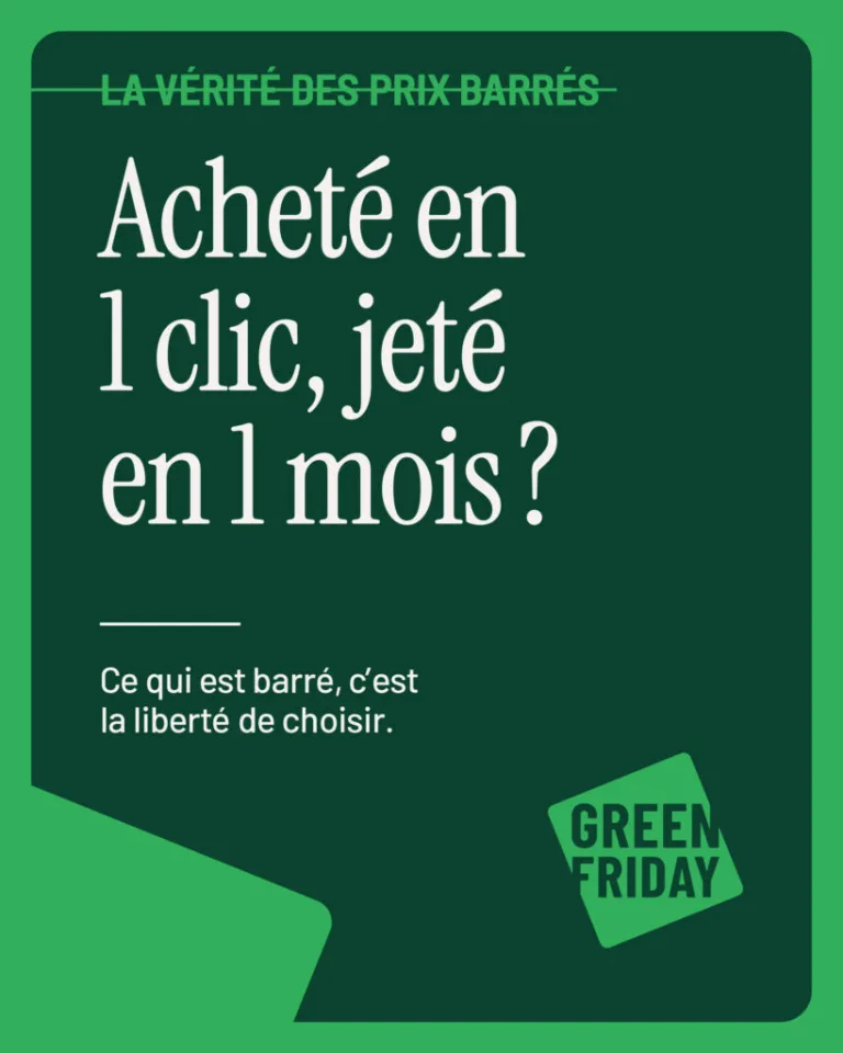 Green Friday : un mouvement anti Black Friday pour une consommation responsable